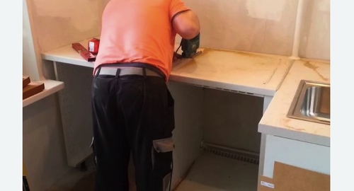 Сборка кухонного гарнитура. Георгиевск